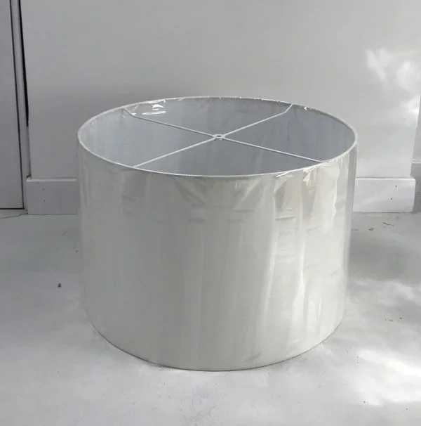 Drum Lampshade - ivory