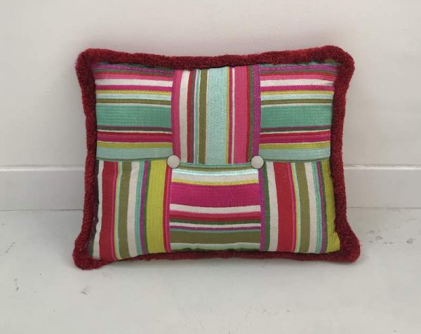 Vibrant Stripe Cushion